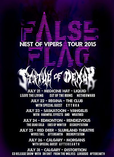 FALSE FLAG Nest of Vipers Tour 2015