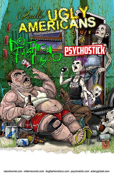 PSYCHOSTICK Announce September UK Dates w/ Dog Fashion Disco ‘The Ugly Americans Tour’