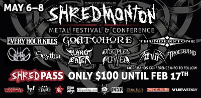 ShrEdmonton 2016 Fest and Conference Announce Line Up – May 6/7