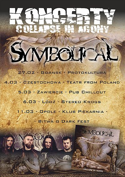 Koncerty SYMBOLICAL promujące płytę Collapse in Agony