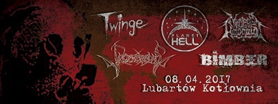 Metale ciężkie w Kotłowni – PLANET HELL, NUCLEAR HOLOCAUST, PROFUNDIS, TWINGE, BIMBEER