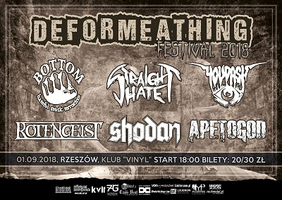 DEFORMEATHING Festival 2018 – pełny skład