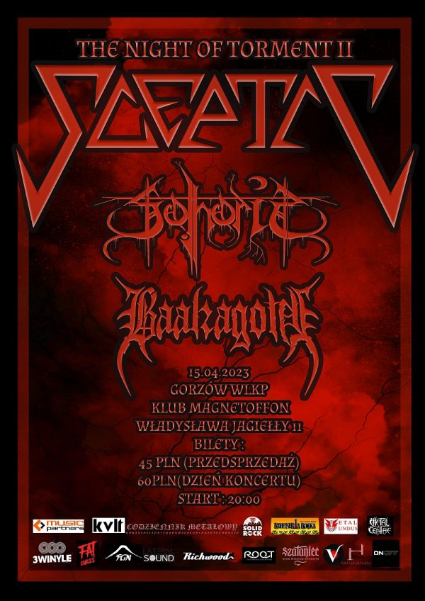 The Night Of Torment II – SCEPTIC, SOTHORIS, BAALZAGOTH