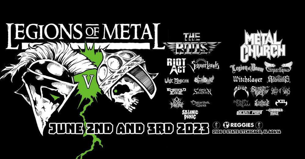 Legions Of Metal Fest - THE RODS, METAL CHURCH + more - Reggies Rock Club, Chicago