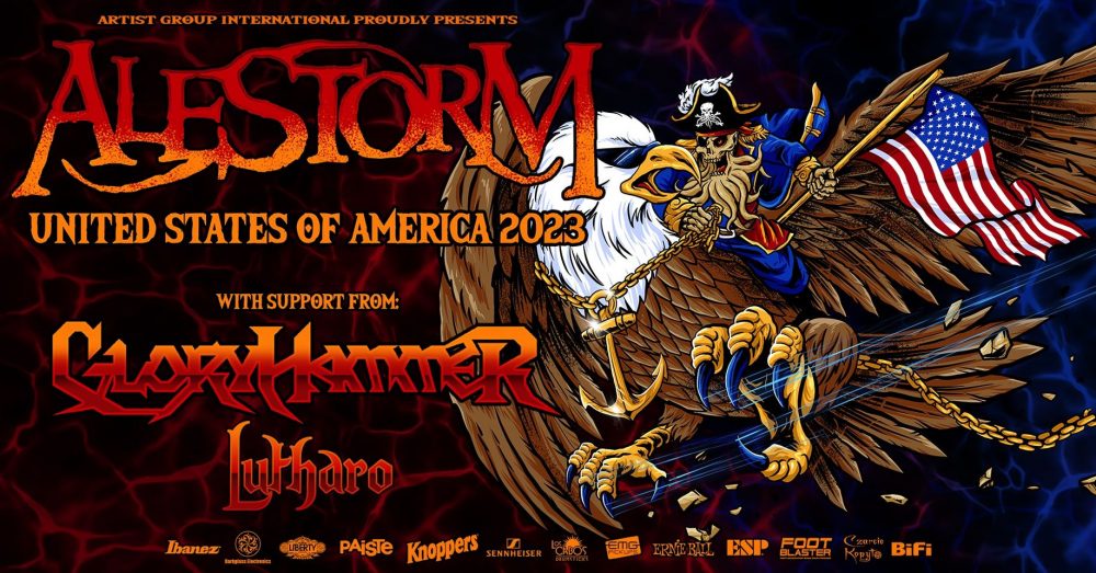 ALESTORM + GLORYHAMMER + LUTHARO