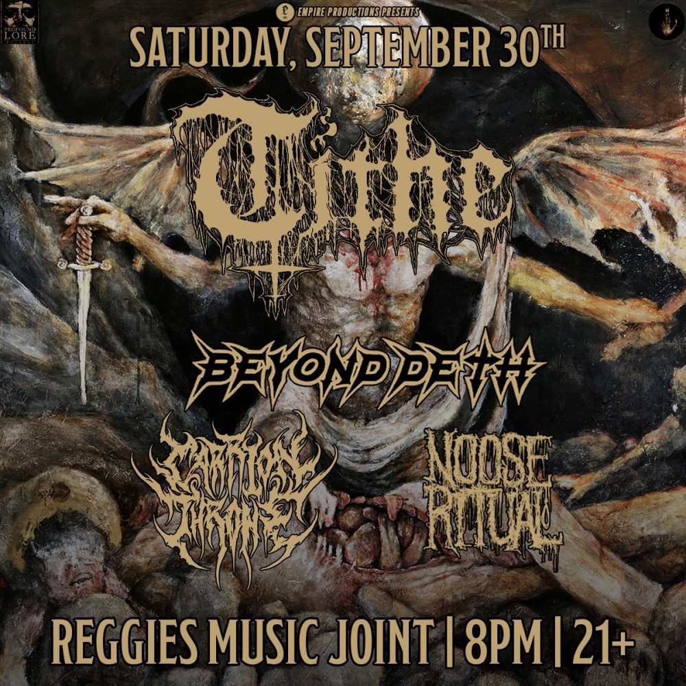 TITHE + BEYOND DETH + CARRION THRONE + NOOSE RITUAL - Reggies, Chicago
