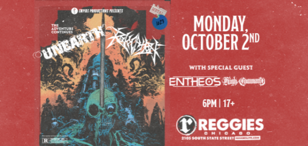 UNEARTH + REVOCATION with ENTHEOS and HIGH COMMAND