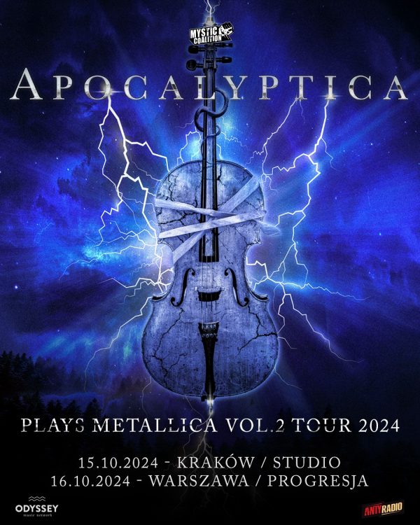 APOCALYPTICA przyjeżdża jesienią na dwa koncerty pograć covery METALLICA