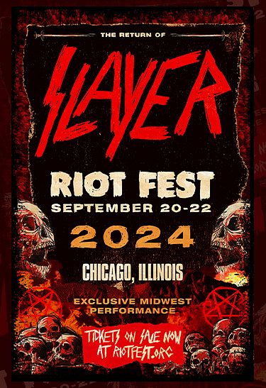 SLAYER Reunites for RIOT FEST 2024
