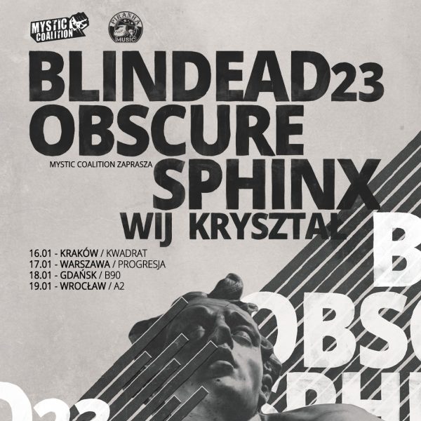BLINDEAD 23 i OBSCURE SPHINX na wspólnej trasie