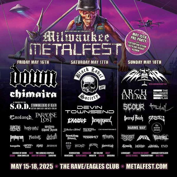 Milwaukee Metal Fest 2025 – The Rave / Eagles Club, Wisconsin
