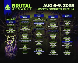 BRUTAL ASSAULT - daily breakdown of bands revealed