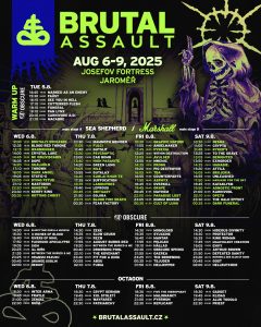 BRUTAL ASSAULT - running order revealed