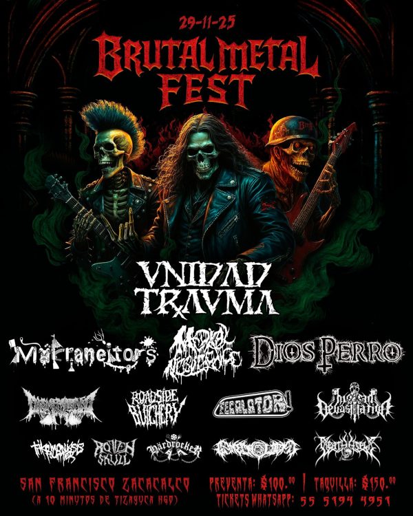 Brutal METAL FEST 2025 – Mexico’s Ultimate Underground Metal Party