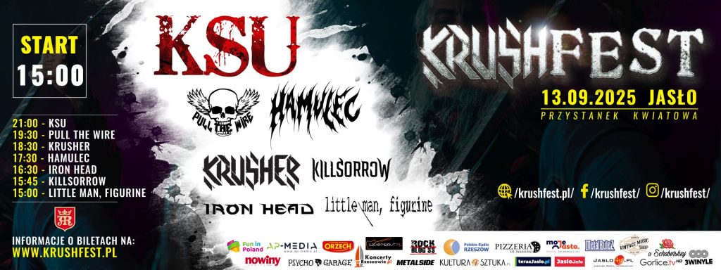 KRUSHFEST – już w następny weekend w Jaśle