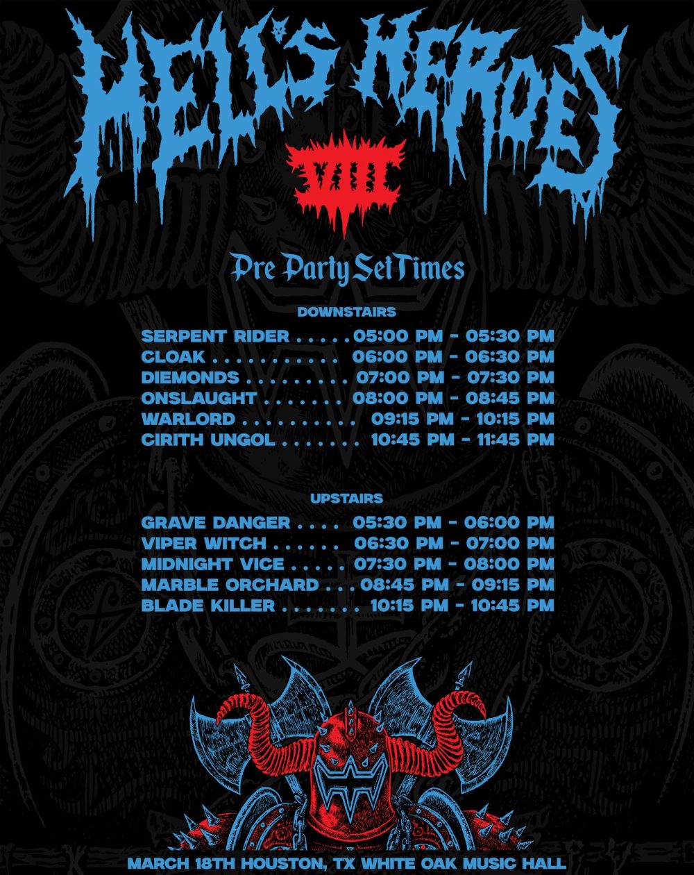 Hell's Heroes VIII Festival 2026 - Houston's biggest metal party