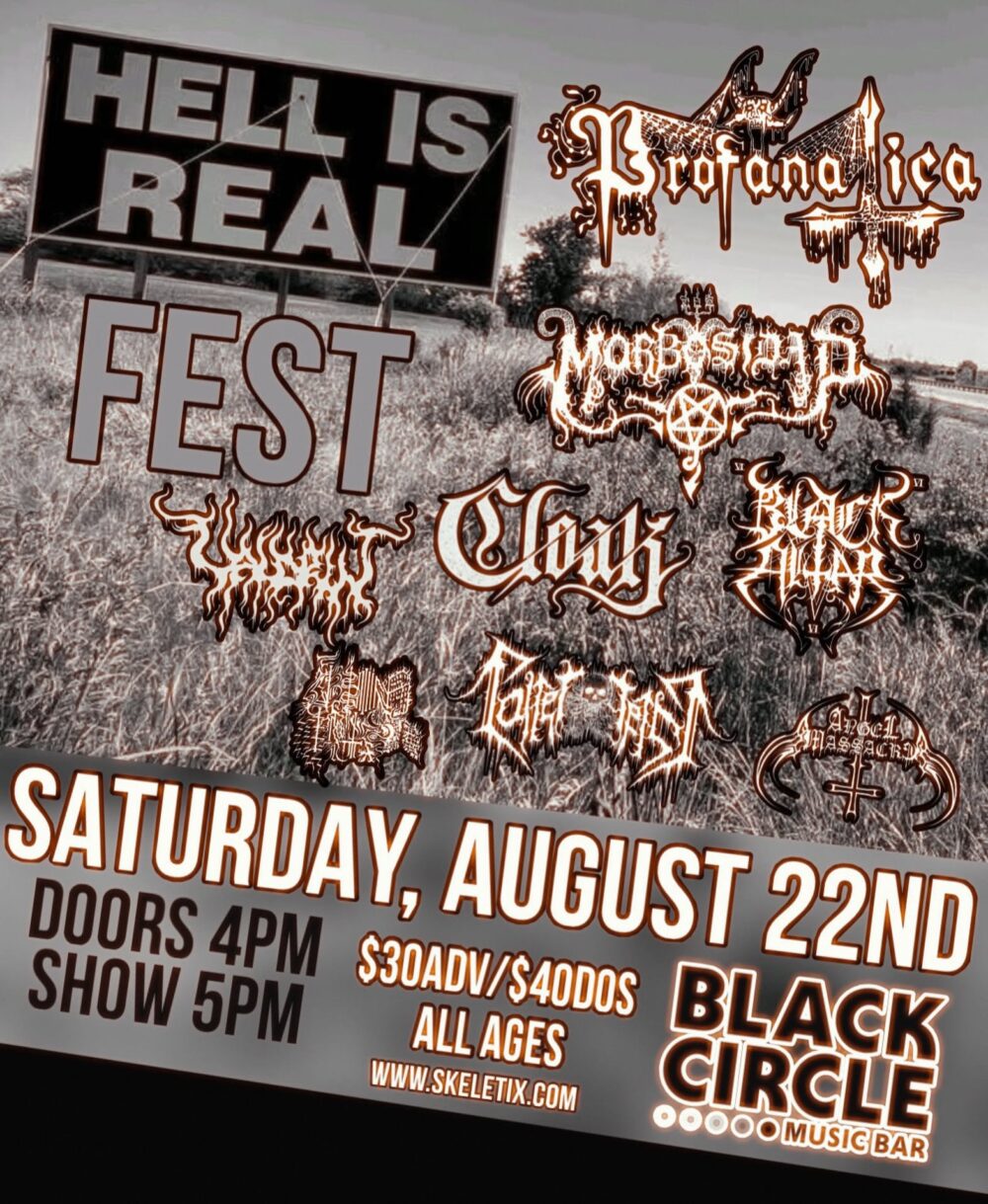 HELL IS REAL FEST 2026 Announced Featuring Profanatica, Morbosidad, Black Altar, Cloak