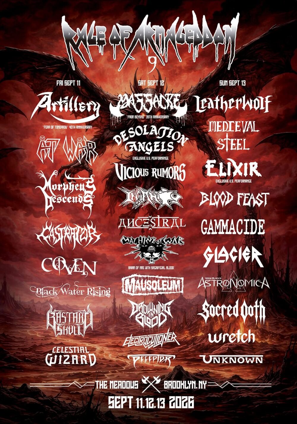 RAGE OF ARMAGEDDON 9 FESTIVAL 2026