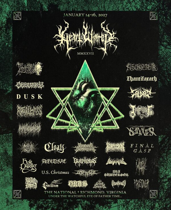 HEART OF WINTER FEST 2027 – Three Days of Black, Death, Doom & Avant-Garde Metal in Richmond, VA