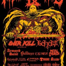 HELL’S HEROES IX 2027 – OVERKILL, BEHERIT, ARMORED SAINT, METAL CHURCH