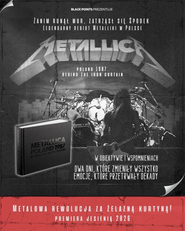 METALLICA POLAND 1987 – New Edition Of “Behind The Iron Curtain” Book Coming In 2026