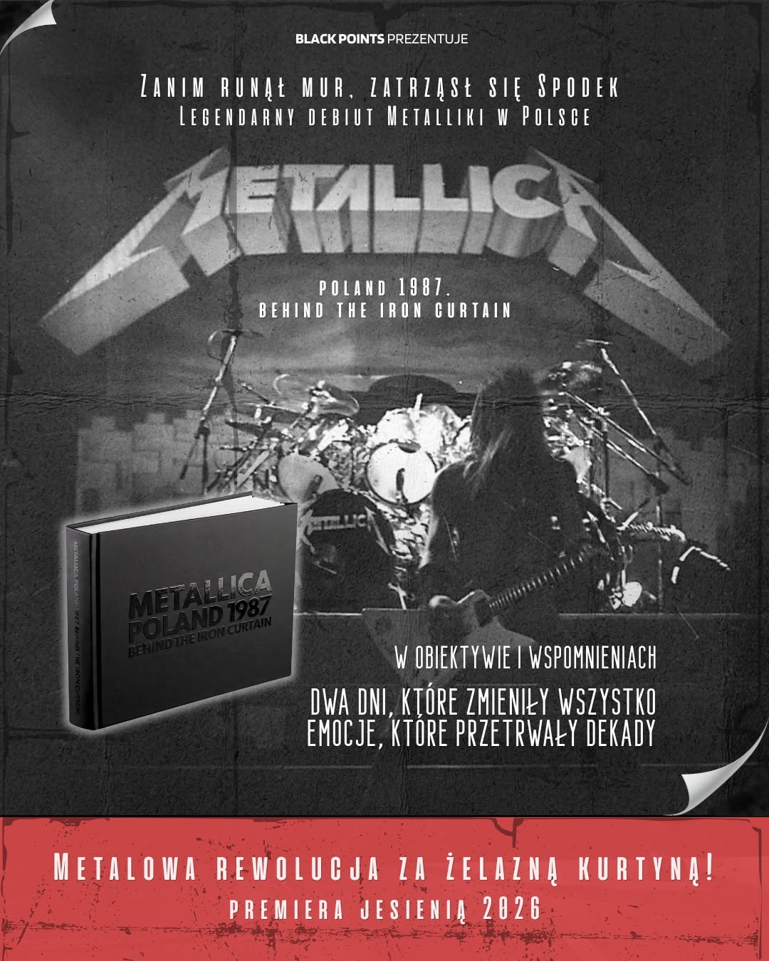 METALLICA POLAND 1987 – New Edition Of “Behind The Iron Curtain” Book