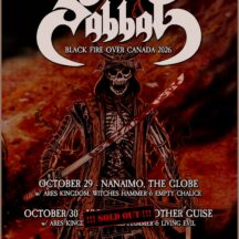 SABBAT Black Fire Over Canada 2026