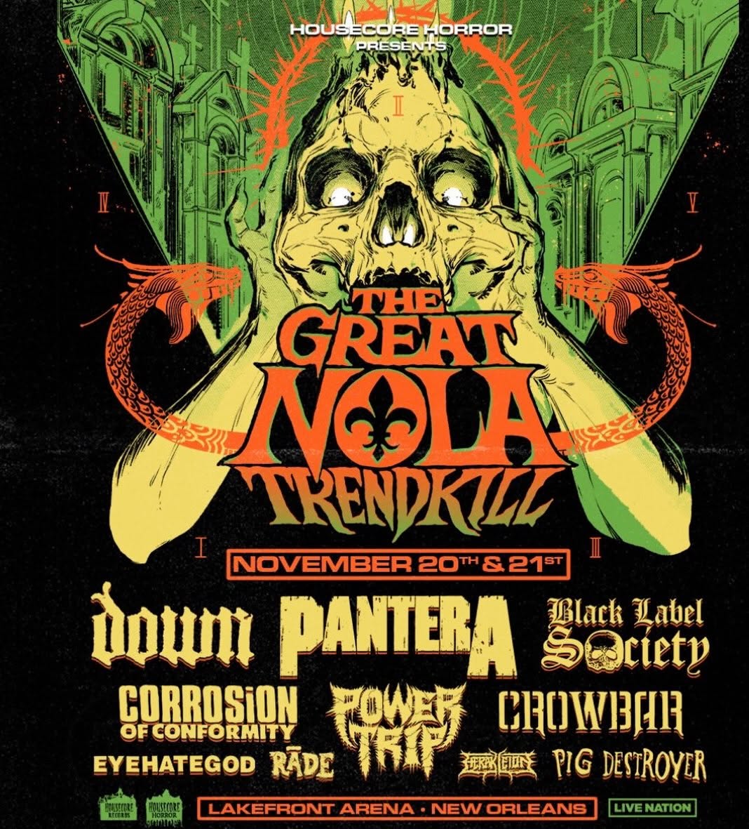 THE GREAT NOLA TRENDKILL – PANTERA Returns To New Orleans With Massive