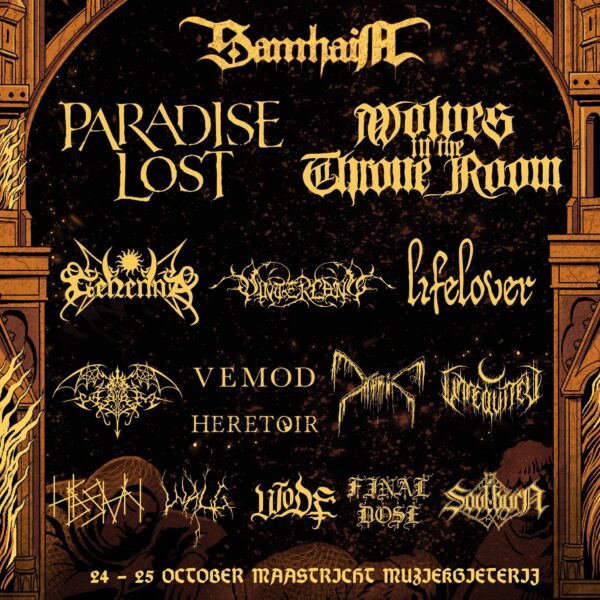 Samhain Maastricht 2026: The Final Edition – Paradise Lost, Gehenna, Wolves In The Throne Room +more